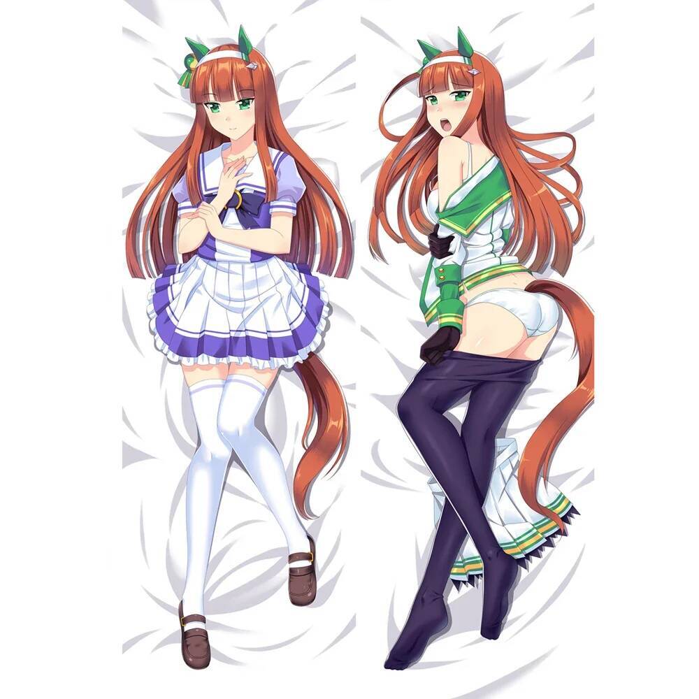 Throw Pillow - Anime Pretty Derby Sessizlik Suzuka Dakimakura