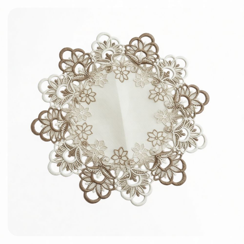 Table Runner - Yüksek Kaliteli, Suda Çözünen Dantel Desenli