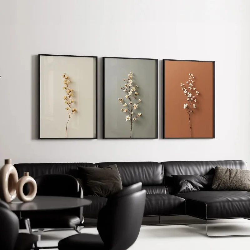 Çoklu boyutlarda, çerçevesiz 3 - Abstract Canvas Set incelemesi ve fiyatı