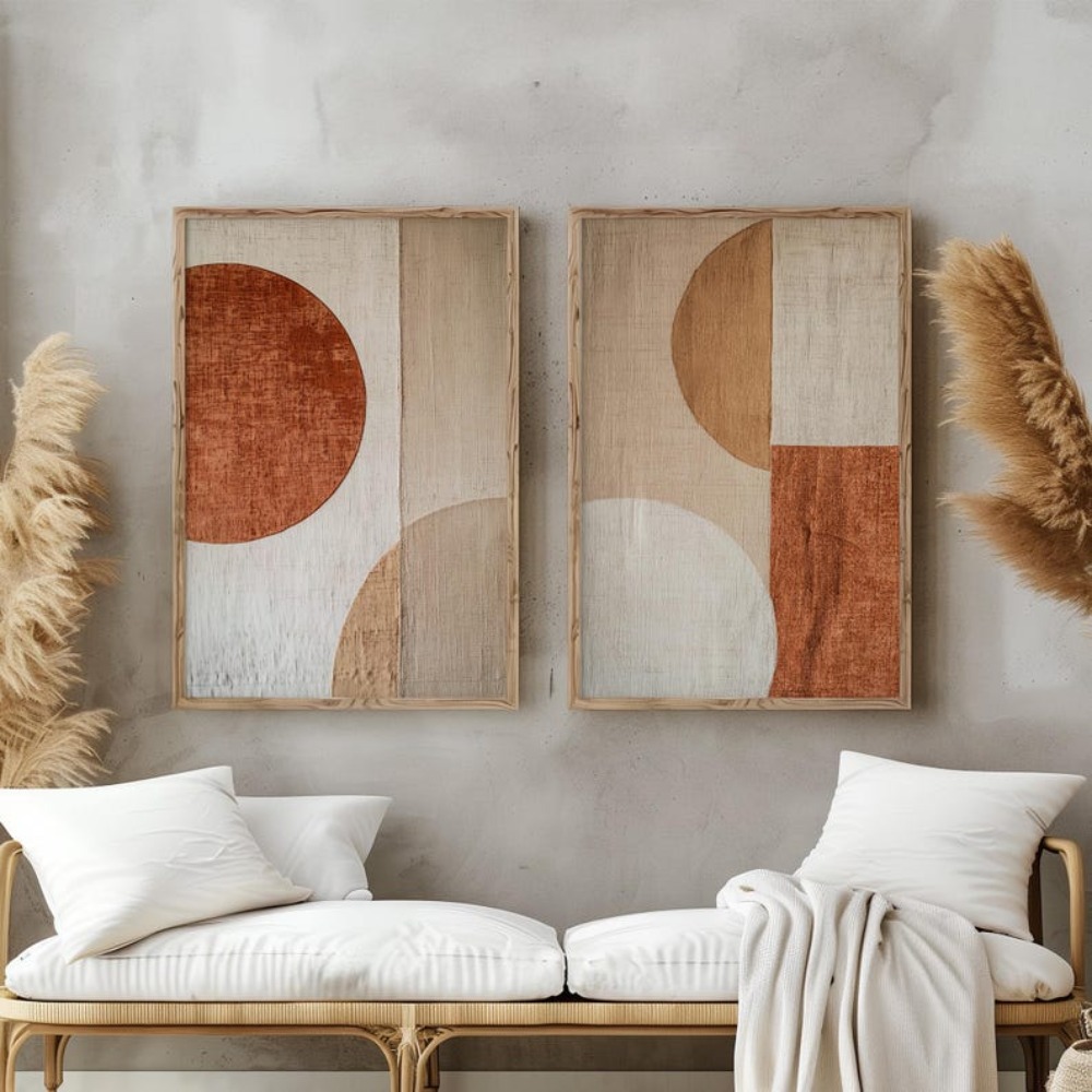 2 adet çerçevesiz kanvas tablo - Abstract Canvas Set incelemesi ve fiyatı