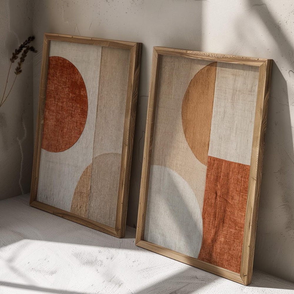2 adet çerçevesiz kanvas tablo - Abstract Canvas Set incelemesi ve fiyatı