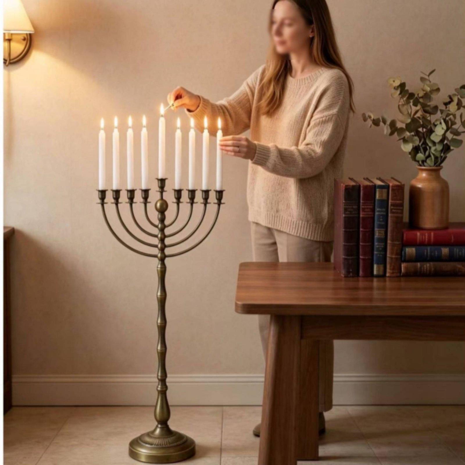 Yüksek Bronz Şamdan, 9 Dallı,  - Candle Holder Decor incelemesi ve fiyatı