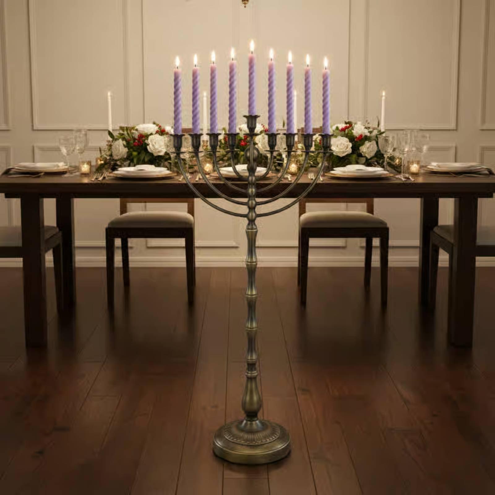 Yüksek Bronz Şamdan, 9 Dallı,  - Candle Holder Decor incelemesi ve fiyatı